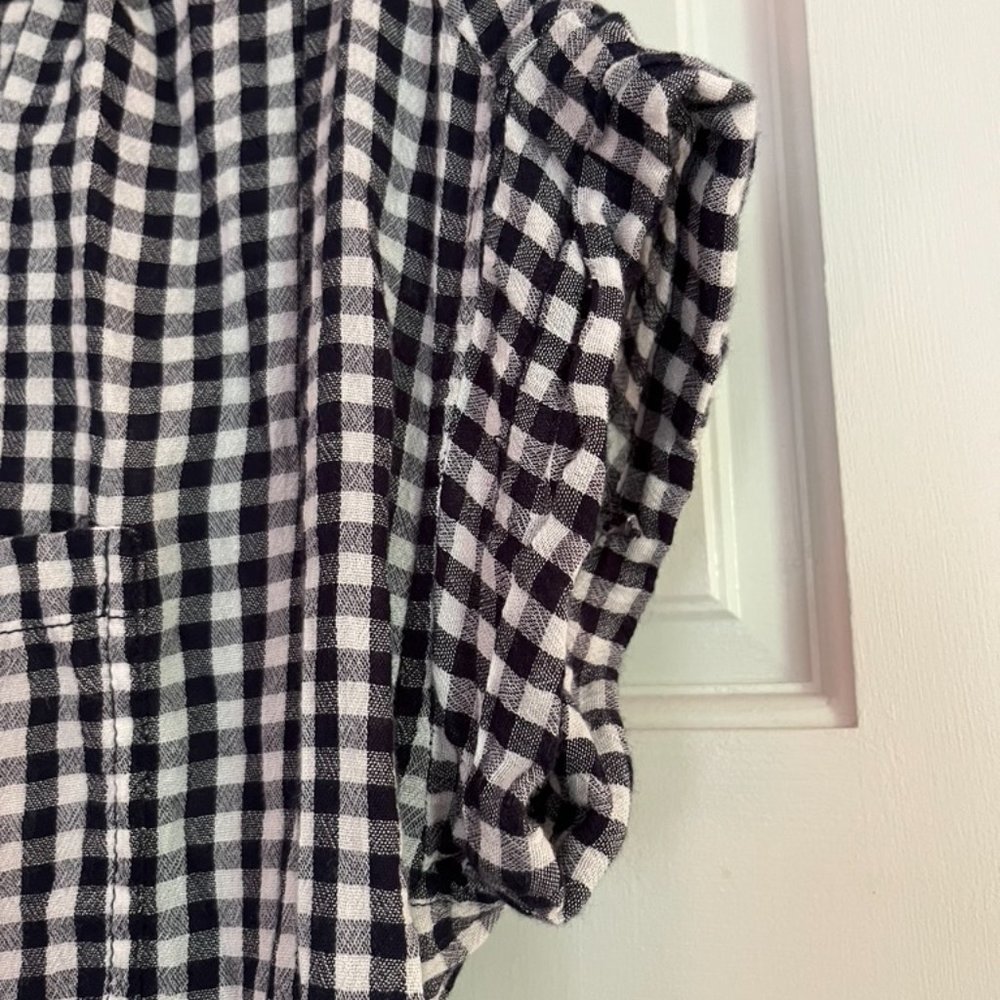 American Eagle Button Down Gingham Check Shirt - … - image 6